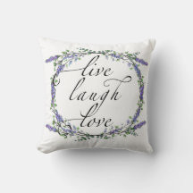 Lavender und Eukalyptus Live Laugh Liebe
