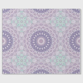 Lavender und Lilac Mandala Pattern Geschenkpapier (Flach)