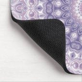 Lavender und Lilac Mandala Pattern Mousepad (Ecke)