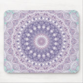 Lavender und Lilac Mandala Pattern Mousepad (Vorne)