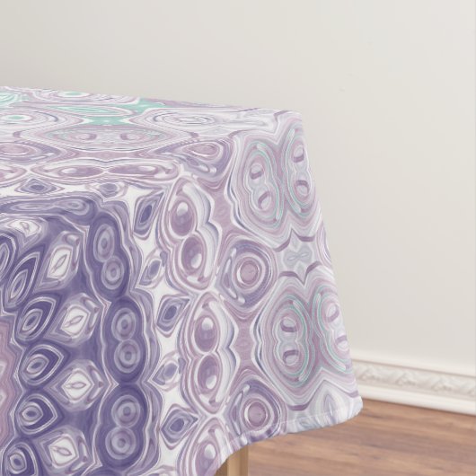 Lavender und Lilac Mandala Pattern Tischdecke (Beispiel)