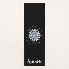 Lavender und Sage Mandala Blume Yogamatte