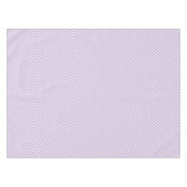 Lavender und White Gingham Checkered Tischdecke (Vorderseite (Horizontal))