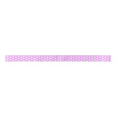 Lavender und White Polka Dots Satinband (Vorderseite)