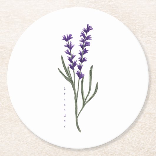 Lavender Untersetzer (Vorderseite)