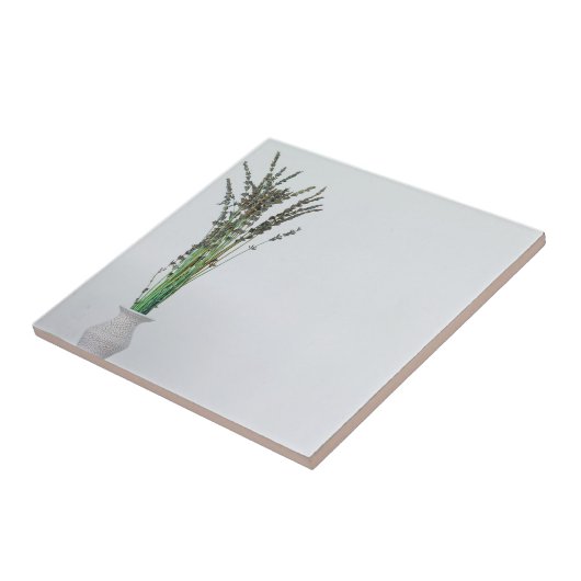 Lavender Vase Minimalismus Fliese (Seite)