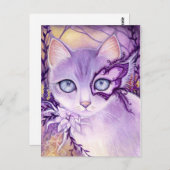 Lavender Venice Night - Postkarte (Vorne/Hinten)