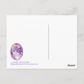 Lavender Venice Night - Postkarte (Rückseite)