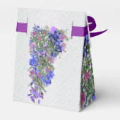 Lavender - Violet Blume Bouquets Geschenkschachtel (Rückseite)
