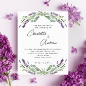 Lavender violet florals Drehbuch Budget Hochzeit