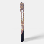 Lavender Violet Gold Star Swatch Case-Mate iPhone Hülle (Rückseite / Links)