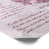 LAVENDER WASTER COLOGNE POSTER (Ecke)