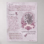 LAVENDER WASTER COLOGNE POSTER (Vorne)