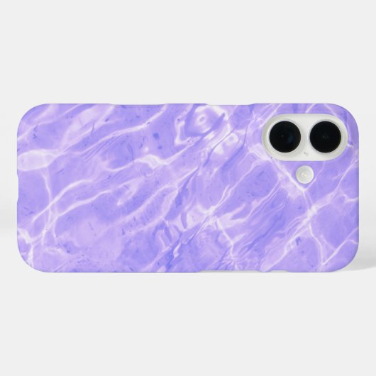 Lavender Water Ripple iPhone Case (Rückseite (Horizontal))