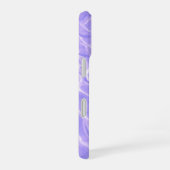 Lavender Water Ripple iPhone Case 16 Hülle (Rechte Seite)
