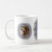 Lavender Watercolor Chihuahua Custom Photo Kaffeetasse (Links)