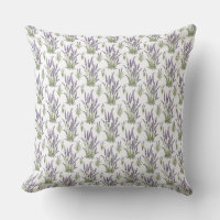 Lavender Watercolor ClipArt, Flora Muster