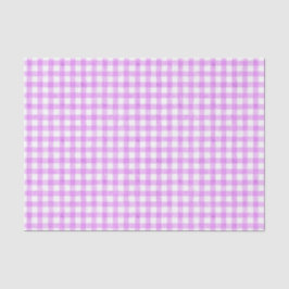 Lavender Watercolor Gingham Tissue Paper Seidenpapier
