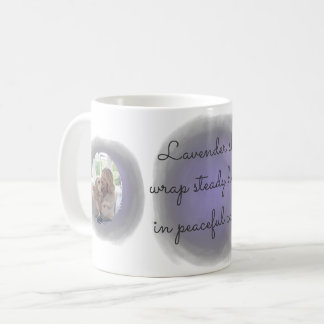 Lavender Watercolor Labrador Retriever Custom Name Kaffeetasse