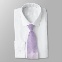 Lavender Watercolor Necktie Krawatte