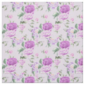 Lavender Watercolor-Rose Stoff (Muster)