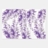 Lavender Watercolor Wedding Geschenkpapier Set (Vorderseite)
