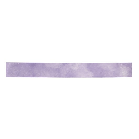 Lavender Watercolor Wedding Ribbon Satinband (Vorderseite)