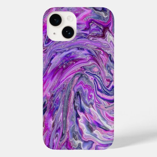 Lavender Wave Abstrakt Art iPhone Gehäuse Case-Mate iPhone Hülle (Rückseite)