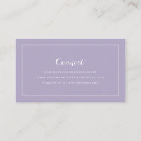 Lavender Wedding