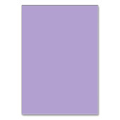 Lavender Wedding Custom Guest Place Card Tischnummer (Rückseite)