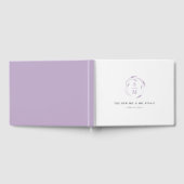 Lavender Wedding Guest Book Ideas Gästebuch (Voll)