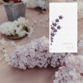 Lavender Wedding Personalisiert Serviette