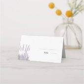 Lavender Wedding Platzkarte (Vorderseite)