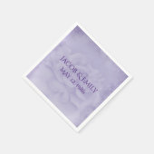Lavender Wedding Rose Serviette (Ecke)