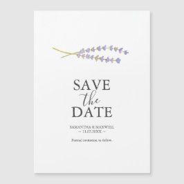 Lavender Wedding Save The Date Magnets Magneteinladung