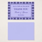 Lavender Wedding Vielen Dank (Vorne & Hinten)