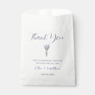 Lavender Wedding Vielen Dank Geschenktütchen