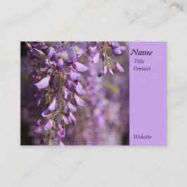 Lavender Whispers: Wisteria's Gentle Floral Dance Visitenkarte