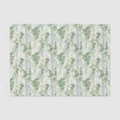 Lavender White Delphinium Flowers Bridal Shower Seidenpapier (Vorderseite)