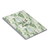 Lavender White Delphinium Flowers   Notizblock (Rechte Seite)