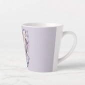 Lavender White Floral Horse Milchtasse (Rechts)