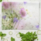 Lavender Wild Blume Pool Küche Geschirr Handtuch (Gefaltet)