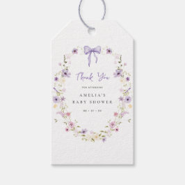 Lavender Wildblume Baby Dusche Gefallen Beutel Ges Geschenkanhänger