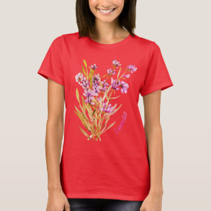 Lavender Wildblume T - Shirt
