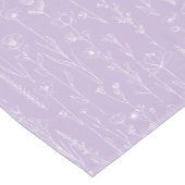 Lavender Wildflower Baby Shower Table Runner Kurzer Tischläufer (Ecke)