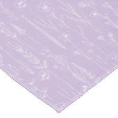 Lavender Wildflower Baby Shower Tablecloth Tischdecke (Schrägansicht)