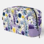 Lavender Wildflowers Floral Personalized Waschbeutel (Rechte Ecke)