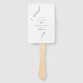 Lavender Willkommenssehen im Freien Fächer (Vorderseite)