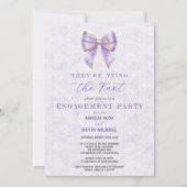 Lavender Wisteria Ribbon – Japanese-Inspired Einladung (Vorderseite)