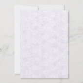 Lavender Wisteria Ribbon – Japanese-Inspired Einladung (Rückseite)